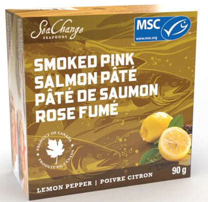 Lemon Pepper Smoked Pink Salmon Pâté 90g