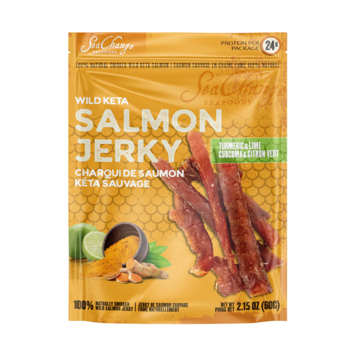 Tumeric and Lime Wild Keta Salmon Jerky