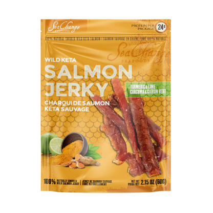 Tumeric and Lime Wild Keta Salmon Jerky