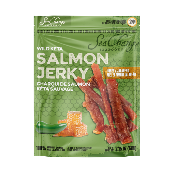 Honey and Jalapeno Wild Keta Salmon Jerky