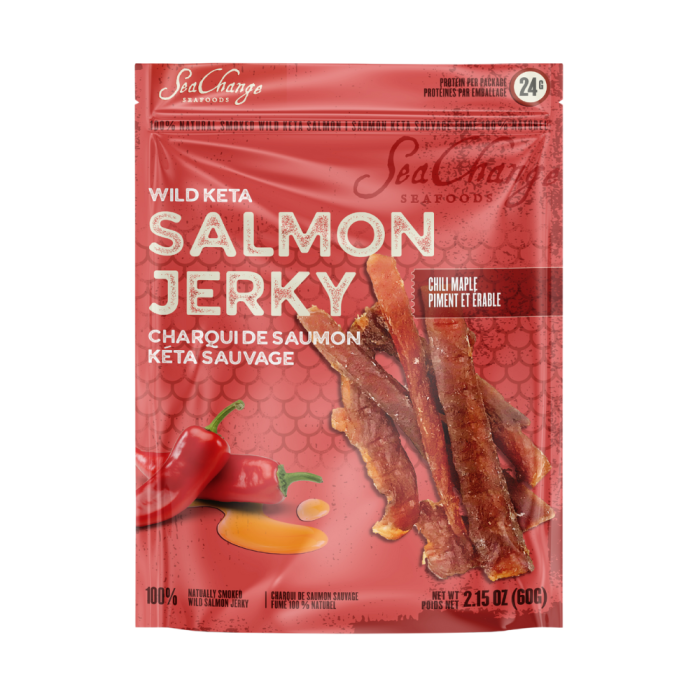 Chili Maple Wild Keta Salmon Jerky